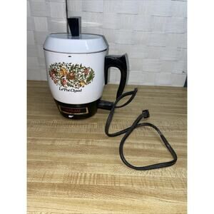 VTG 70s HEAT & EAT Electric Pot "Le Pot Chaud" TESTED Spice Of Life